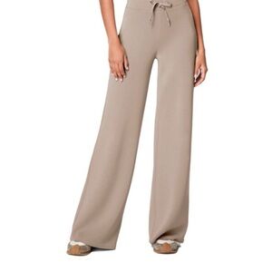 Spanx Tan Wide-Leg Pants